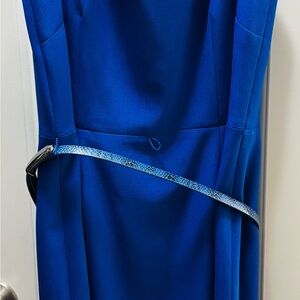 Kasper Royal Blue Midi Dress